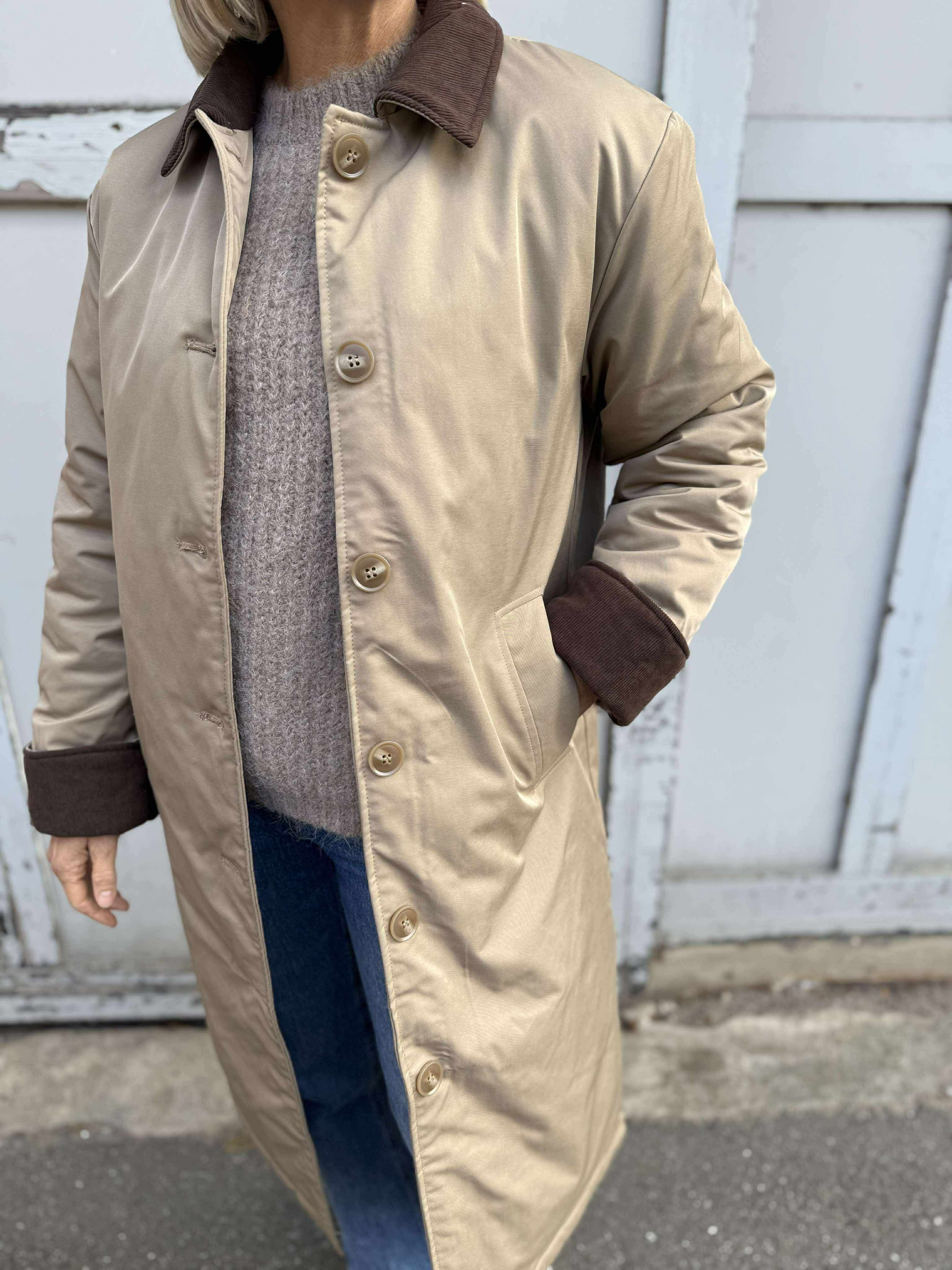 PCJORMA Coat - Greige